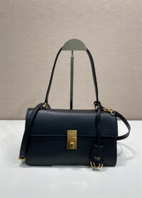 PRADA 프라다 소프트 사운드 미디엄 가죽 숄더백 토트백/크로스백 1BN023