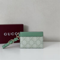GUCCI 구찌 GG 엠블럼 스트랩 카드 케이스 카드지갑 819121