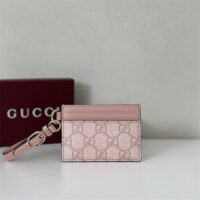 GUCCI 구찌 GG 엠블럼 스트랩 카드 케이스 카드지갑 819121