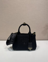 PRADA 프라다 코튼 캔버스 미니 핸드백 토트백/크로스백 1BA038
