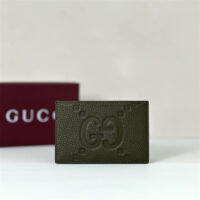 GUCCI 구찌 GG 점보 가죽 카드 케이스카드지갑 812681