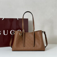 GUCCI 구찌 GG 엠블럼 미디엄 토트백/크로스백 815214