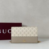 GUCCI 구찌 GG 마몽 체인 달린 지갑 크로스백 497985